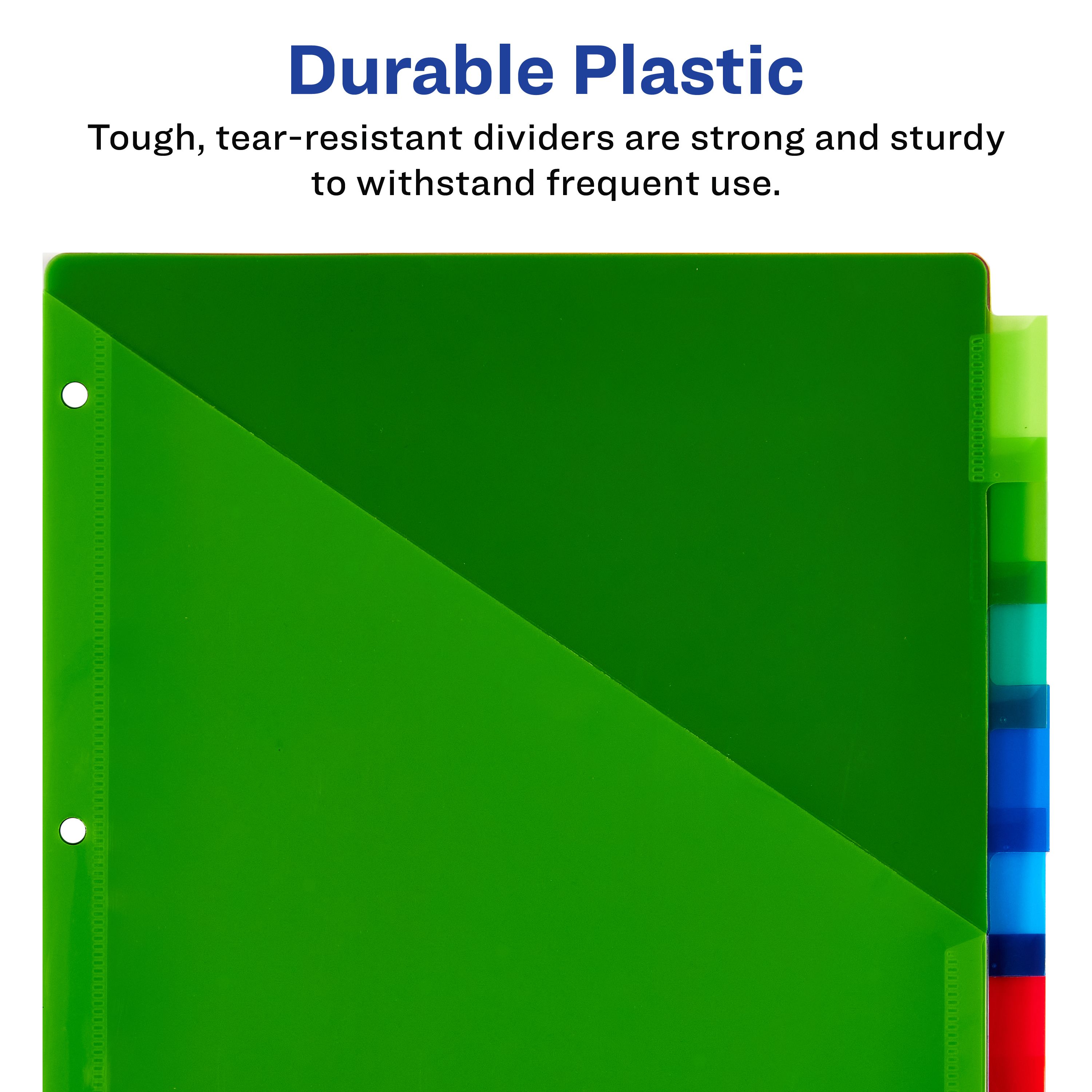 Big Tab™ Insertable Dividers with Pockets, 8-Tab 11903 | Avery